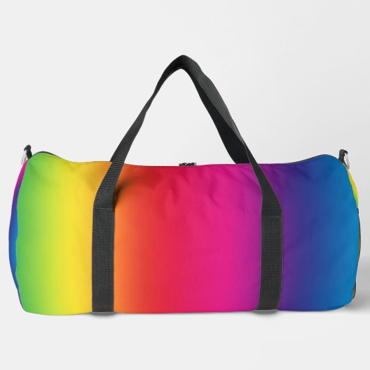 Rainbow Gradient ダッフルバッグ (正面)