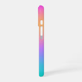 Rainbow Gradient Colorful iPhone 16ケース (左側面)