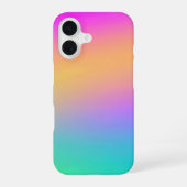 Rainbow Gradient Colorful iPhone 16ケース (裏面)
