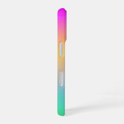 Rainbow Gradient Colorful iPhone 16ケース (右側面)