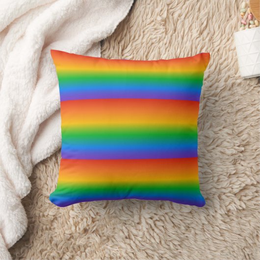 Rainbow gradient colors クッション (ブランケット)