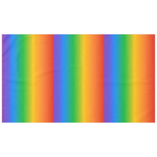 Rainbow gradient colors テーブルクロス (正面(横))
