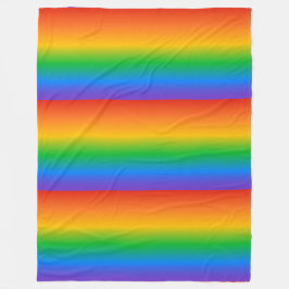 Rainbow gradient colors フリースブランケット