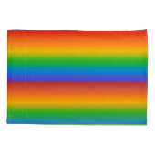 Rainbow gradient colors 枕カバー (裏面)