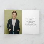 Rainbow Graduate Photo 2025折り畳み卒業 案内状 (内部)