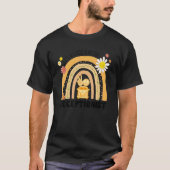 Rainbow Groovy Peace Receptionist Vintage Tシャツ (正面)