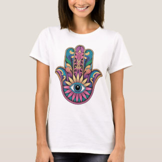 rainbow Hamsa hand Tシャツ