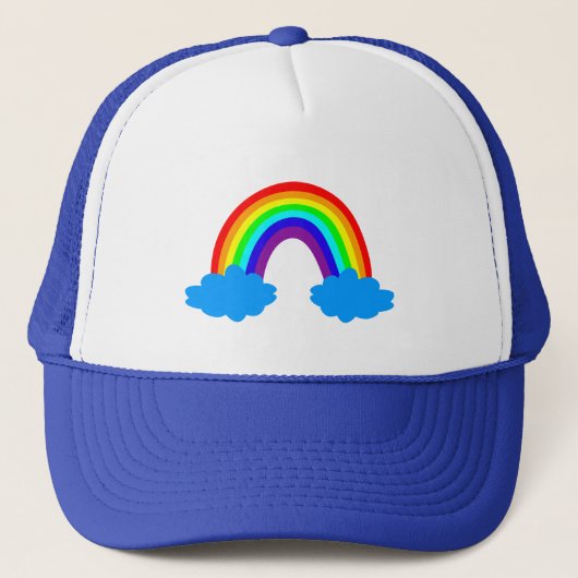 Rainbow Hat & Clouds/レインボーファッション キャップ (正面)