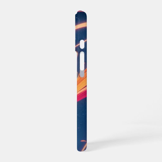 Rainbow Heart Fever Phone Case iPhone 16ケース (左側面)