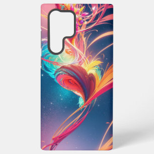 Rainbow Heart Fever Phone Case Samsung Galaxy S22 Ultraケース
