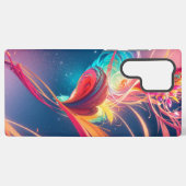 Rainbow Heart Fever Phone Case Samsung Galaxyケース (裏面横)