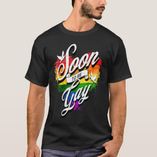 Rainbow Heart Love LGBTQIA Human Rights Gay Trans  Tシャツ
