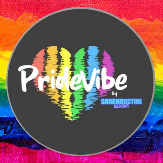 Rainbow Heart PrideVibe: プライドを守ろう コースター