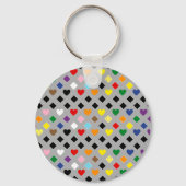 Rainbow Hearts キーホルダー (正面)