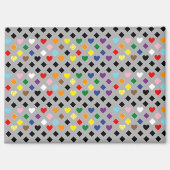 Rainbow Hearts マグネット (正面)