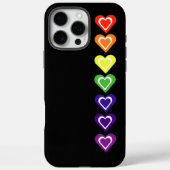 Rainbow hearts Case-Mate iPhoneケース (裏面)