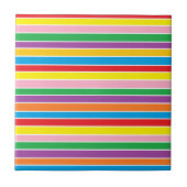 Rainbow Horizontal Stripes タイル (正面)