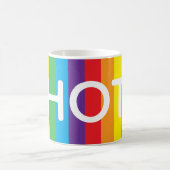 Rainbow "HOT" Mug コーヒーマグカップ (中央)