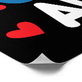 Rainbow Iは自閉症誇りを持ったの叔母の自閉症の意識 ポスター (角)