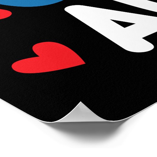 Rainbow Iは自閉症誇りを持ったの叔母の自閉症の意識 ポスター (角)