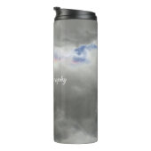 Rainbow in Storm Clouds Sky Grayカスタマイズ可能 タンブラー (回転右)