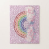 Rainbow in the Cloud抽象芸術 ジグソーパズル (縦)