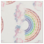 Rainbow in the Cloud抽象芸術 ファブリック (クローズアップ)