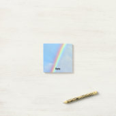 Rainbow in the Sky Personal Post It Note Pad ポストイット (デスク上)