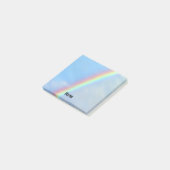 Rainbow in the Sky Personal Post It Note Pad ポストイット (アングル)