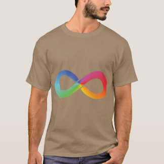 Rainbow Infinity Autism Awareness Neurodiversity g Tシャツ