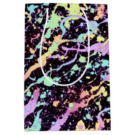 rainbow ink splash extreme : ミディアムペーパーバッグ