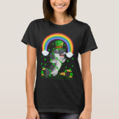 Rainbow Irish Shamrock Catfish St Patrick's Day Tシャツ (正面)