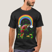 Rainbow Irish Shamrock Crappie Fish St Patrick's D Tシャツ (正面)