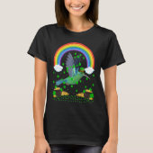 Rainbow Irish Shamrock Hummingbird St Patrick's Da Tシャツ (正面)