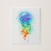 Rainbow jellyfish ジグソーパズル (縦)