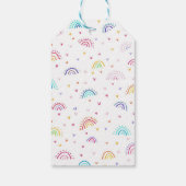 Rainbow Kids Birthday Party Thank You Favor Gift  ギフトタグ (裏面)