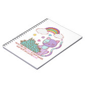 Rainbow Kitten Notebook + Quote ノートブック (左側)