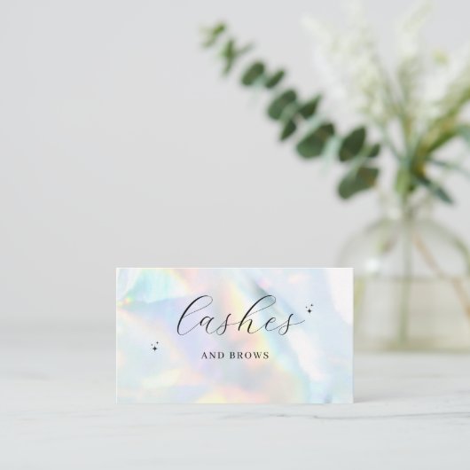  Rainbow Lash & Brow Business Card | Ed 名刺 (スタンド正面)