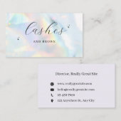  Rainbow Lash & Brow Business Card | Ed 名刺 (正面/裏面)