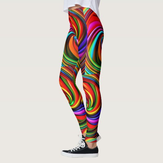 RAINBOW LEGGINGS VIBRATION ENERGY レギンス (左)