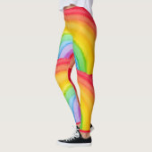 RAINBOW LEGGINGS YOGA PANTS レギンス (左)