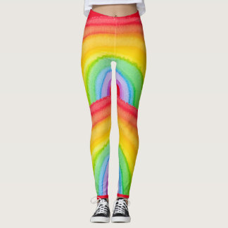 RAINBOW LEGGINGS YOGA PANTS レギンス