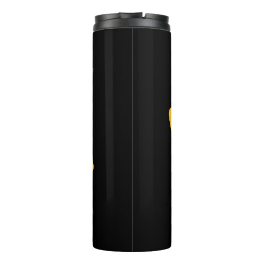 Rainbow Letter M Monogram Abstract タンブラー (裏面)