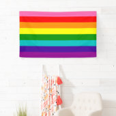 Rainbow LGBT gay flag Banner 横断幕 (インサイチュ)