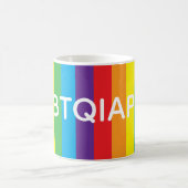 Rainbow "LGBTQIAPN+" Mug コーヒーマグカップ (中央)