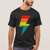 Rainbow Lighting Bolt Tシャツ (正面)