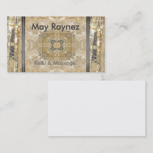 Rainbow LightWorker霊気スピリチュアル名刺 名刺 (正面/裏面)