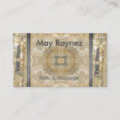 Rainbow LightWorker霊気スピリチュアル名刺 名刺 (正面)