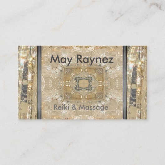 Rainbow LightWorker霊気スピリチュアル名刺 名刺 (正面)