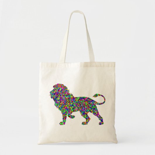 Rainbow Lion トートバッグ (正面)